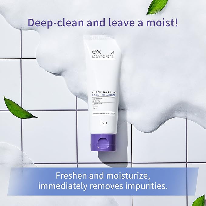 I'VEL Mositure skincare set- Super Barrier Moisture Cream, Foam cleanser