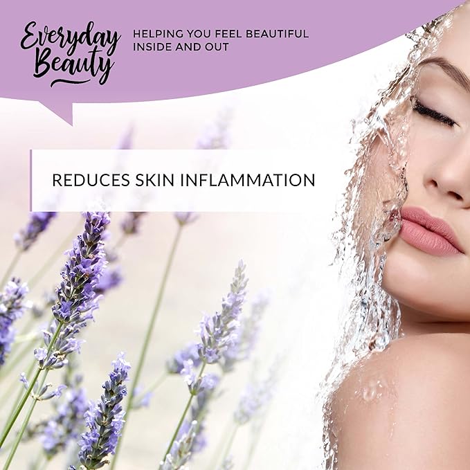 Lavender Water & Glycerin Facial Toner Bulk - 32 oz All Natural Enhanced Hydrating Spray Mist for Face and Hair - 100% All Natural Lavender Water Hydrosol with Vegetable Glycerin