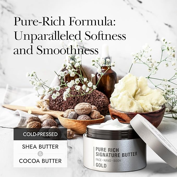 Nourishing Body Butter – Hydrating Body Cream with Shea Butter, Ceramides, Collagen & Vitamin B5 to Soothe, Restore & Protect Very Dry Skin (Phyto, 7.0 fl oz)