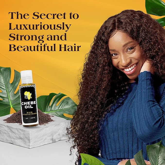 RA COSMETICS Chebe Oil- Hair Strengthening And Growth Enhancing, Moisture-Rich Formula with Chebe, Natural Oil - Rich In Nutrients - Promote Elasticity, Prevents Breakage, Nourishes Scalp-4oz