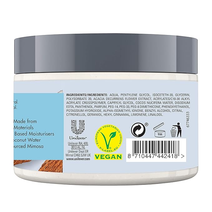 Love Beauty And Planet Coconut Water and Mimosa Flower Vegan Body Moisturiser, Hydrating and Refreshing Hydro Gel for Women, 250ml