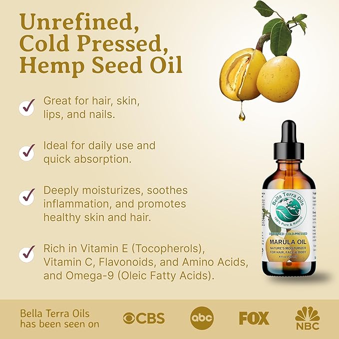 Bella Terra Oils Pure Marula Oil for Enhanced Skin Radiance – 1 gallon, Feather-Light & Hydrating, Suitable for All