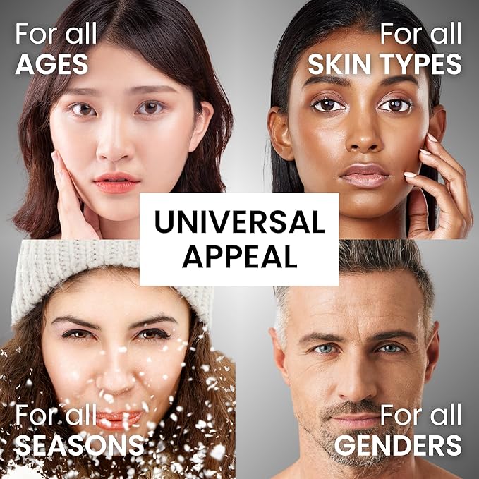 Total Package Serum - Vitamin C - Hyaluronic Acid - Acetyl Hexapeptide-8 - Niacinamide Serum - Argireline - Botox in a Bottle and Pore Minimizer for Face -For All Ages, Skin Types and Genders - 50ml