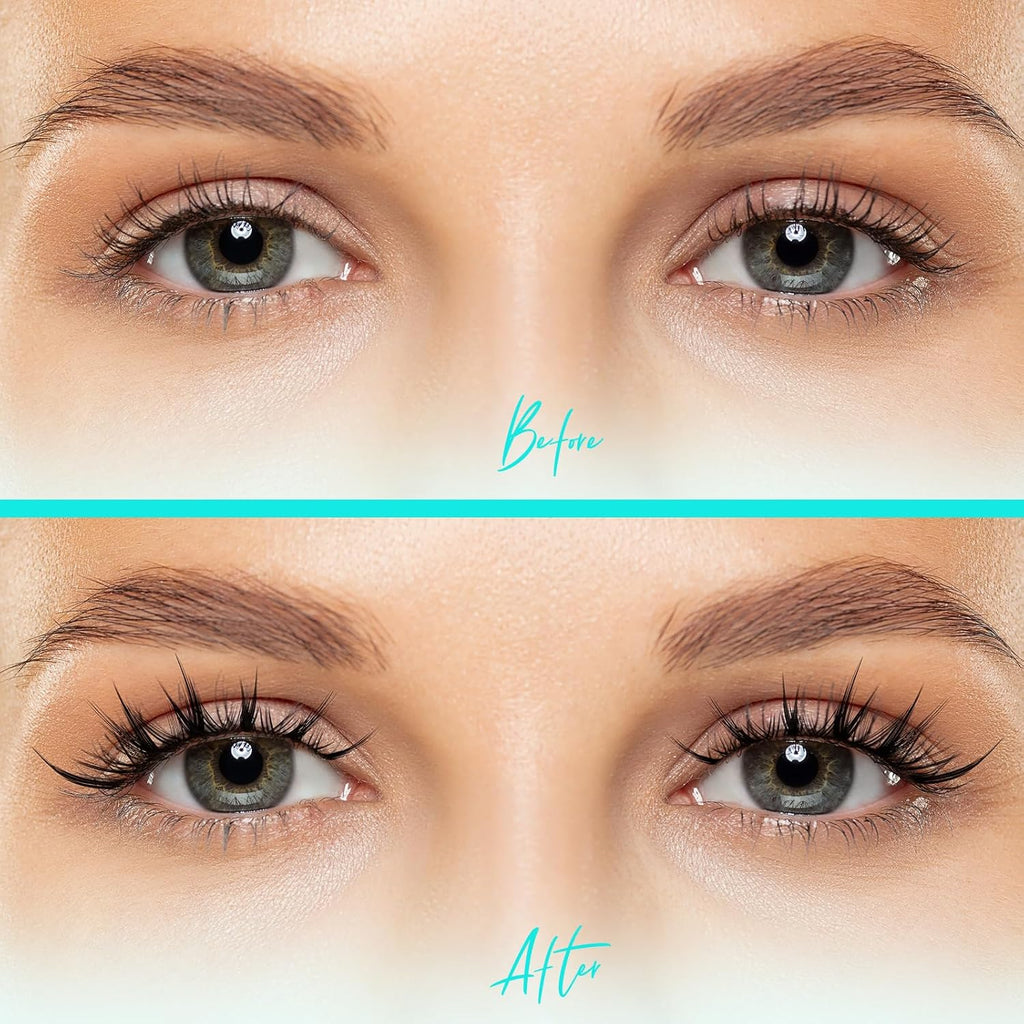 Lash Clusters Manga 168Pcs Eyelash Cluster Wet Look Ultra-Thin Invisible Lash Band Eyelashes Extensions Spiky Anime Wide Span Lashes(Kitten,C-Mix10-18mm)