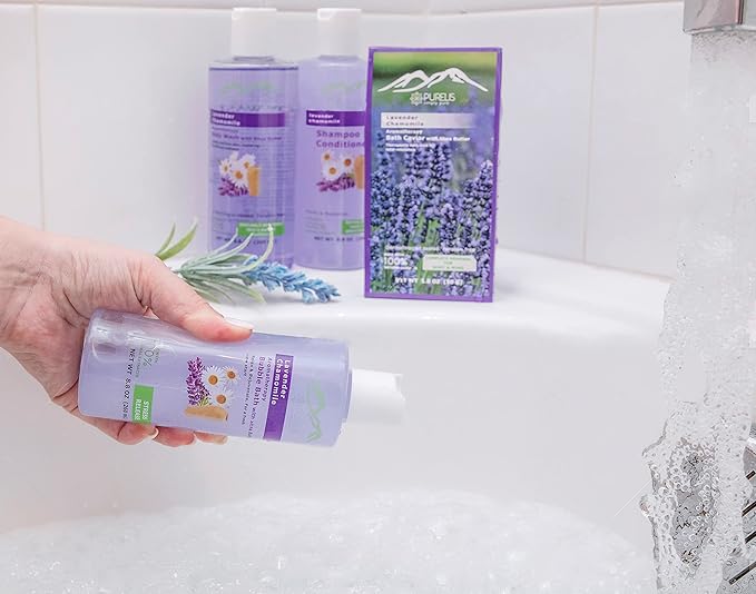 Premium Bath & Body Gift Basket. Ultimate Large Spa Basket! #1 Spa Gift Baskets for Women. Pampering Home Spa Kit - Natural Organic & Infused with Essential Oils! (Extra Large Lavender Bath Gift)