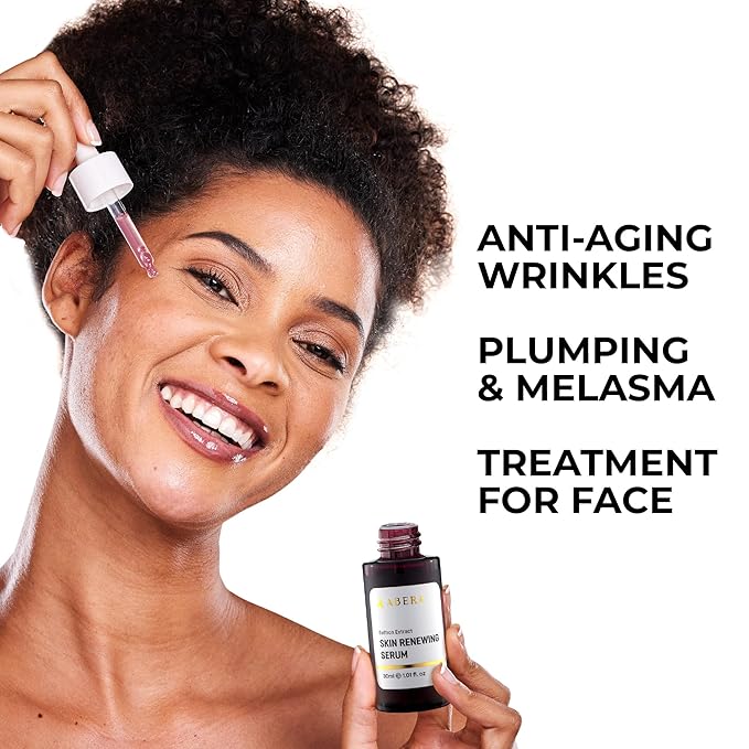 ABERA Saffron Serum For Melasma Treatment, Renewing for Face, Anti-Aging Treatment for Fine Lines & Wrinkles, High Potency Saffron Extract, Hydrating Serum, Dark Spot Remover (2 BOXES)