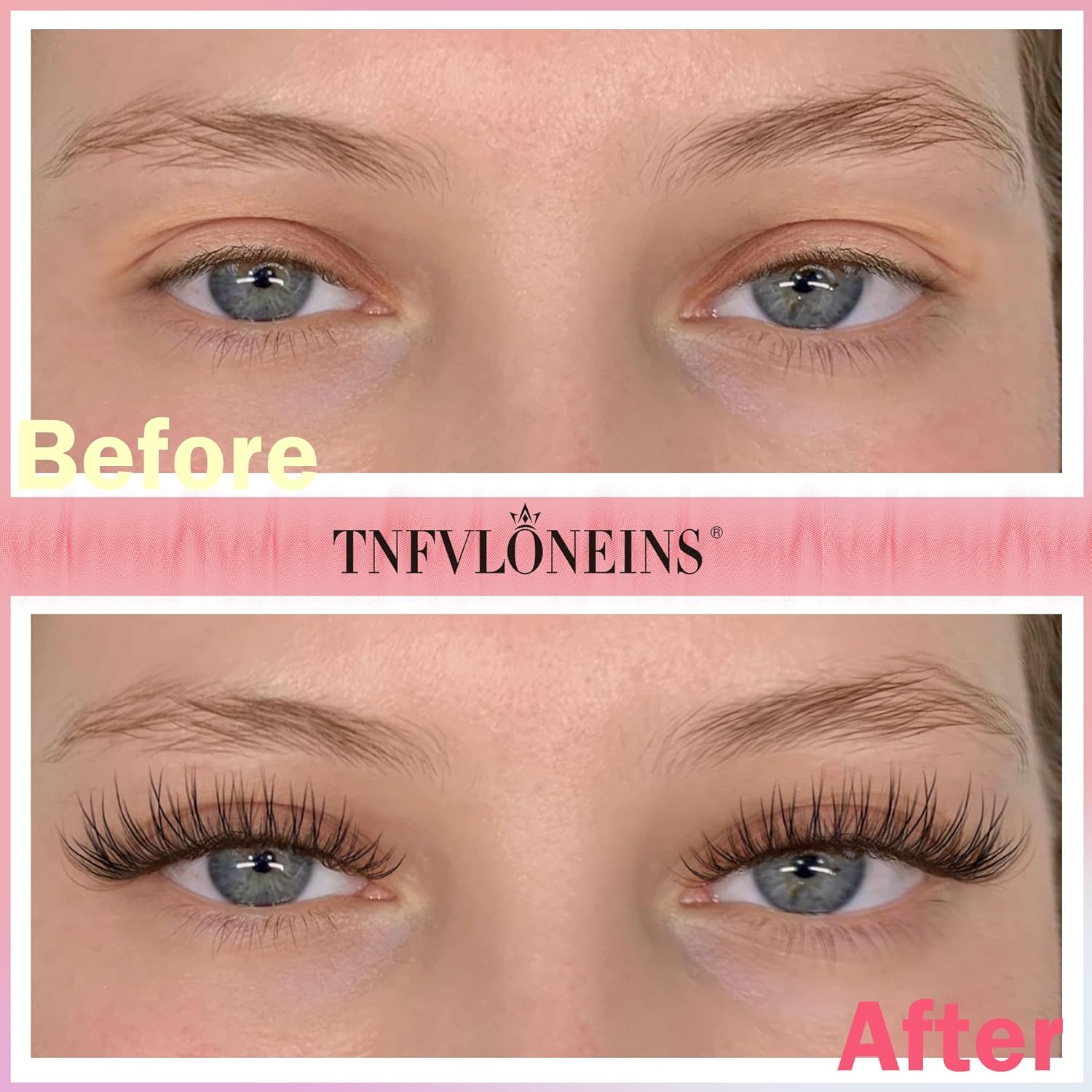 Wispy Lash Clusters Kit Natural Lash Extension Kit 9-12MM Cluster Eyelash Extensions Kit DIY Eyelash Extension Kit Individual Lashes Clusters Eyelash Extension with Lash Remover by TNFVLONEINS