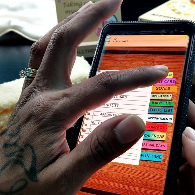 New Mom Care Package - Postpartum Gift Basket with Gold & Honey Masks, Affirmation Cards, Coco Butter Hand Cream & Digital Planner - Gifts for Pregnant Women, Baby Postpartum Kit