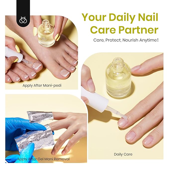 Beetles Cuticle Oil for Nail 15ml Almond Fragrance Care with Jojoba Oil & Vitamin E Nail Growth and Repairs Cuticles, Natural Sweet Almond Nourish Skin Salon Gifts for Women