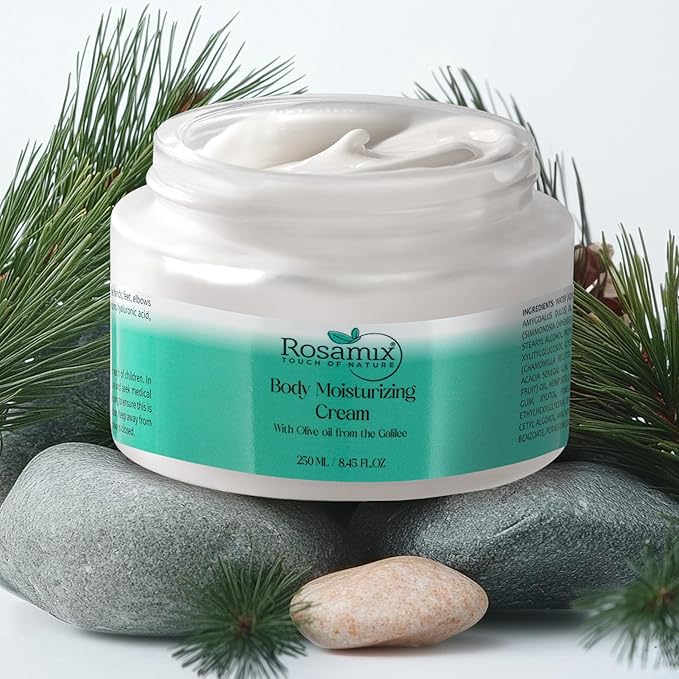 Moisturizing Body Cream – Deep Hydration with Shea Butter and Hyaluronic Acid – Non-Greasy Moisturizer for Dry Skin