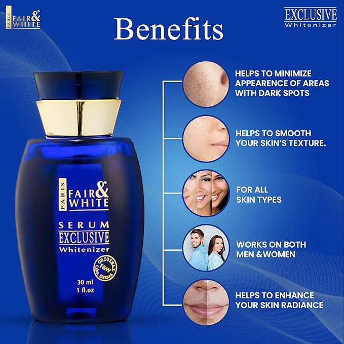 FAIR & WHITE Exclusive Skin Brightening Serum - 1 Fl oz / 30ml