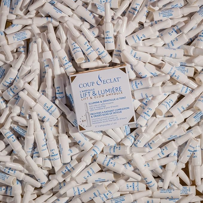 Coup d'Eclat Lift & Glow Ampoules - Instant Radiance Boosting Serum for All Skin Types 3x 0.033 Fl.Oz