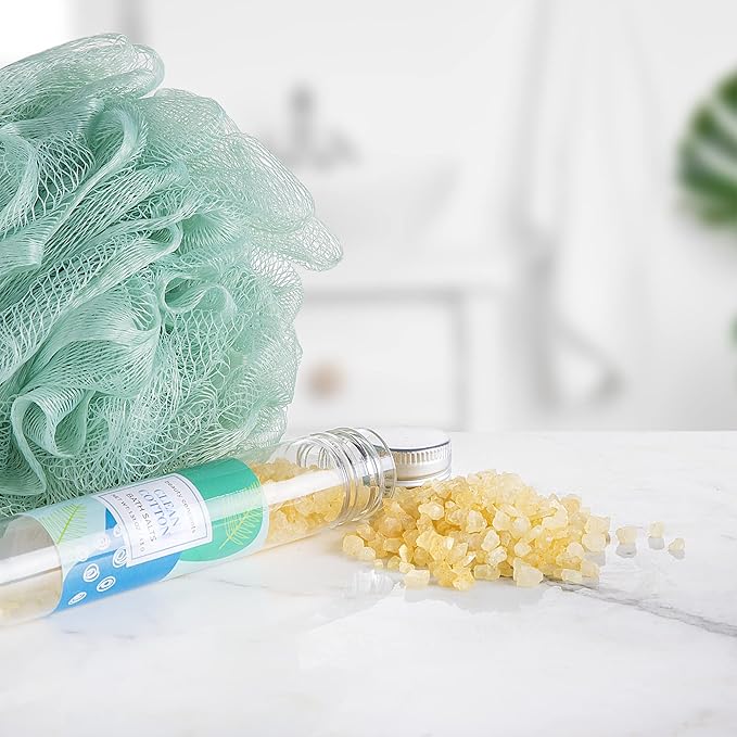 B.C. Beauty Concepts Aromatherapy Bath Salts- Epsom Salts for Soaking, Relaxing Bath Spa Set, Scented in Vanilla Almond, Shea Butter, Sweet Mint, Honey Rose, and Lavender, Relaxing Beach