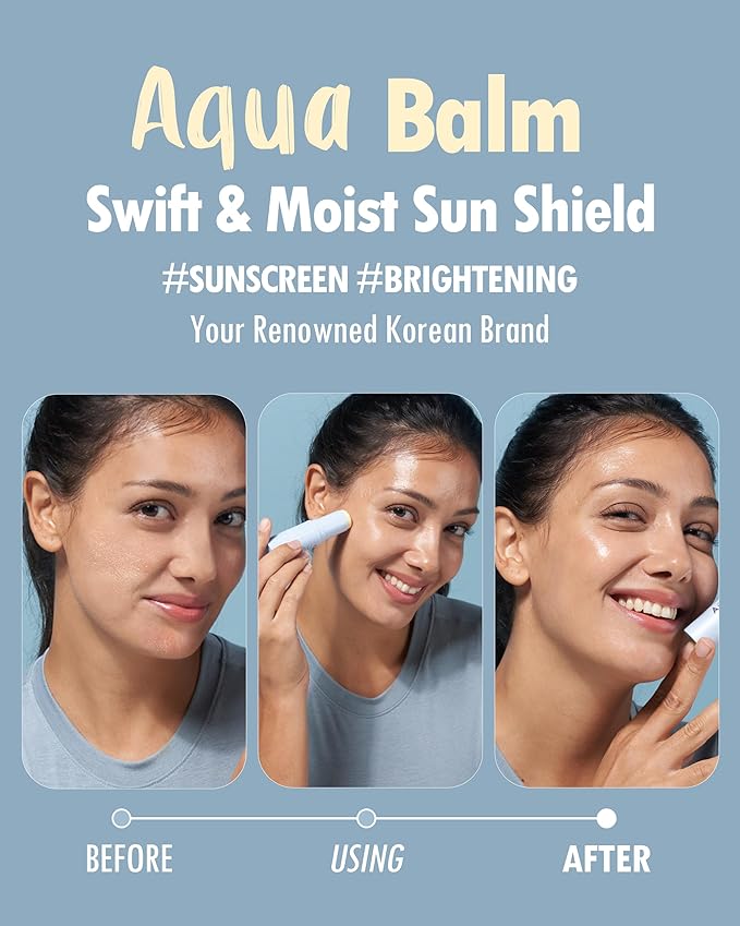 KAHI BALM SERIES | Aqua Balm Stick - Lightweight Korean Sun Stick & Beauty Balm | Kahi Eye treatment Balm Korean Moisture