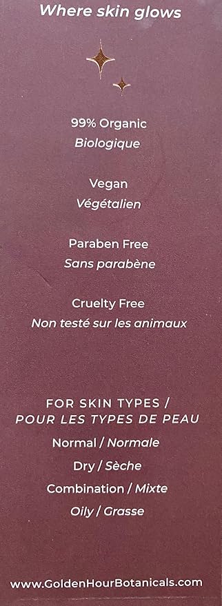 Organic Skin Care Products Made in USA, Vegan, Cruelty Free, Moisturizing + Hydrating Beautifying Body Oil with Rose Hip Oil, 4fl oz/118ml, Oasis