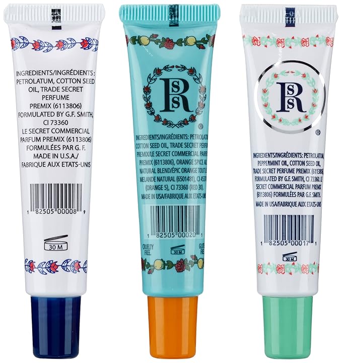 Rosebud Lip Balm Trio