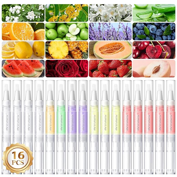 Acrylic Nail Kit for Beginners Nail Kit Acrylic Set and 16 pcs Cuticle Oil Pens