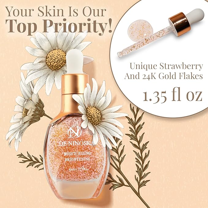 Strawberry Serum with Gold Flakes Essence