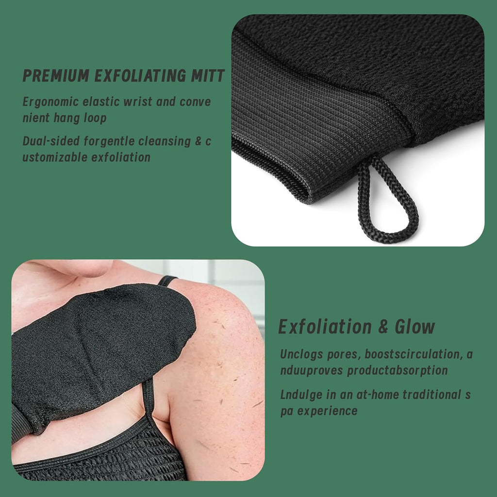 Avocado Body Scrub Gift Set - 35 Packets & 2 Pcs Exfoliating Gloves,Exfoliating & Moisturizing Sugar Scrub for Face & Body, Self Care Gifts for Women