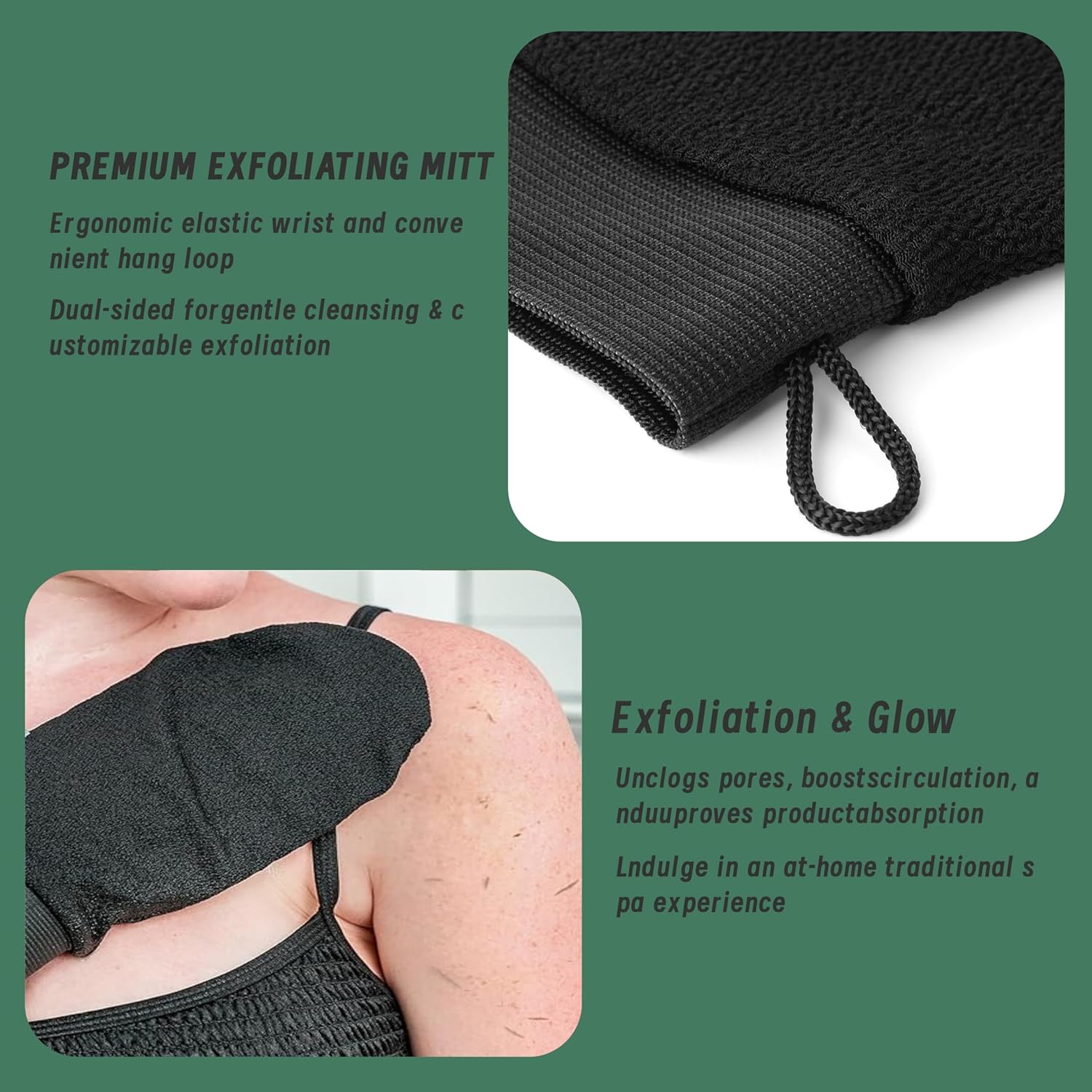 Avocado Body Scrub Gift Set - 35 Packets & 2 Pcs Exfoliating Gloves,Exfoliating & Moisturizing Sugar Scrub for Face & Body, Self Care Gifts for Women