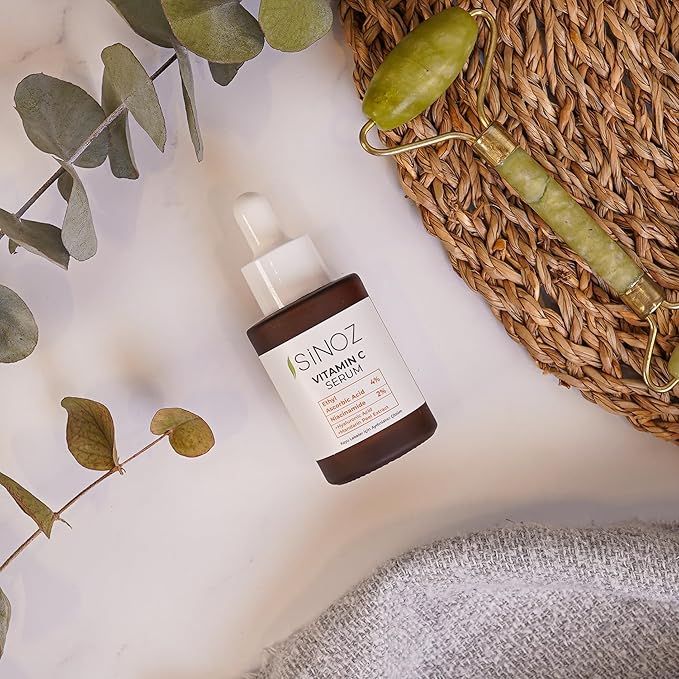 Vitamin C Brightening Face Serum | With Hyaluronic Acid & Vitamin C%4 + Niacinamide%2 | Evens Skin Tone, Fades Dark Spots & Fine Lines | Lightweight & Fast Absorbing | 30 ml