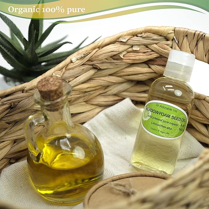 Dr Adorable - 4 oz - Meadowfoam Seed Oil - 100% Pure Natural Organic Cold Pressed