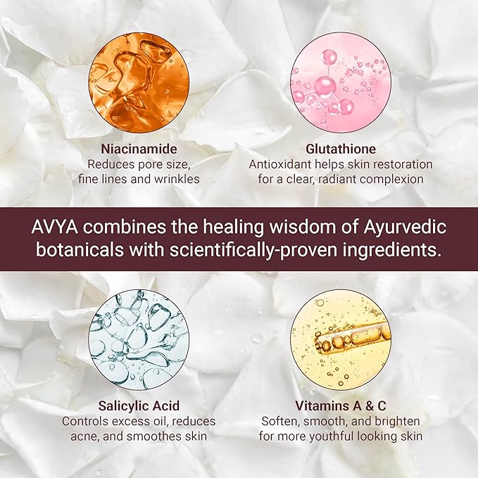 AVYA Anti-Aging Power Serum - Hyaluronic Acid Face Serum Plumps and Brightens Skin/Travel Size Retinol Treatment Reduces Fine Lines and Boosts Collagen for Smoother Skin / 0.34oz (10ml)