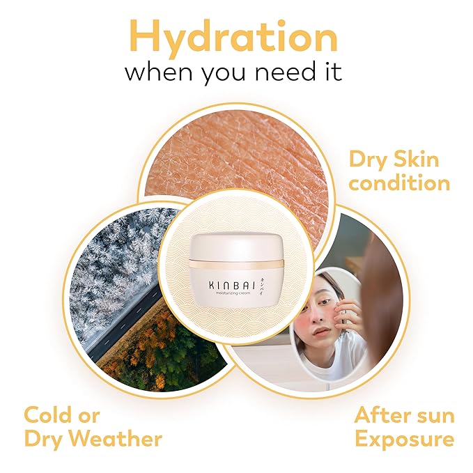 Face Cream Moisturizer for Women, Facial Lotion for Dry Skin, Hydrating Face Moisturizer, Moisturizing Collagen Peptide Cream, Fragrance Free, Japanese Skin Care, Made in Japan, 1.7 Fl.Oz