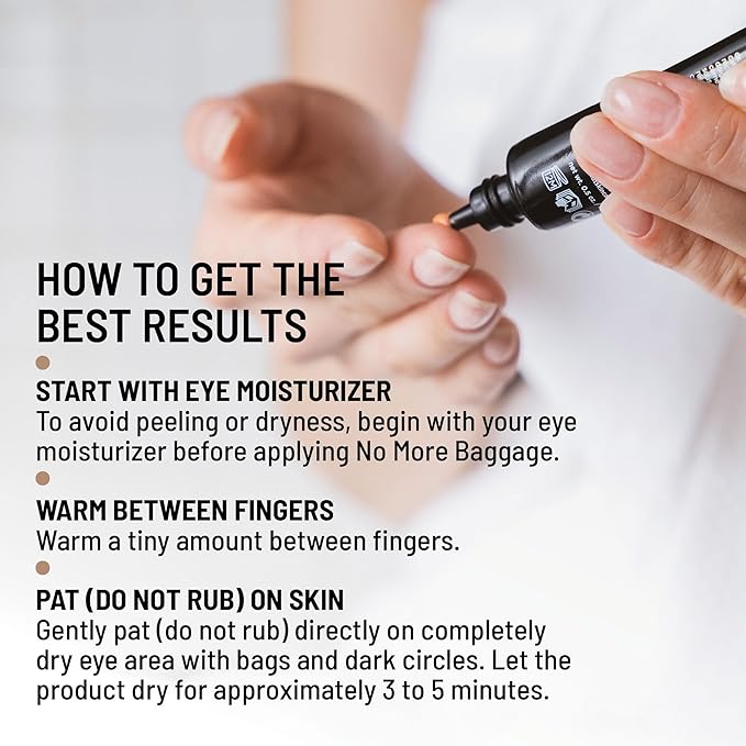 Dr. Brandt Needles No More, No More Baggage - Minimizes Under-Eye Bags, Puffiness & Dark Circles - 0.25 oz