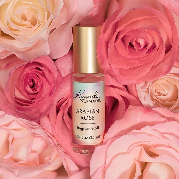 Kuumba Made Arabian Rose Fragrance Oil Roll-On 0.125 fl oz (3.7ml) | Rollerball Perfume | Alcohol Free