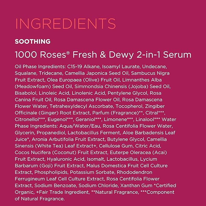 1000 ROSES® Fresh + Dewy 2 in 1 Serum
