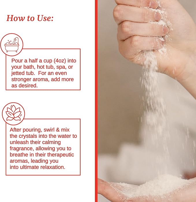 Relax Spa & Bath, Epsom & Dead Sea Salts, Aromatherapy Bath Salts for Hot Tub, Bath, or Spa, Infused with Magnesium, Mothers Day Gifts & Gifts for Mom, Honey Mango Scent