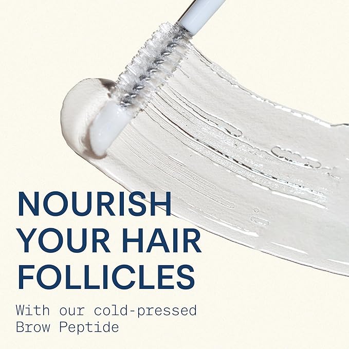 The Skinny Confidential Brow Peptide Serum for Eyebrow & Eyelash Growth - Lengthen, Strengthen & Thicken Brows & Lashes for Fuller, Thicker & Healthier Results - Lightweight, Non-Greasy Formula