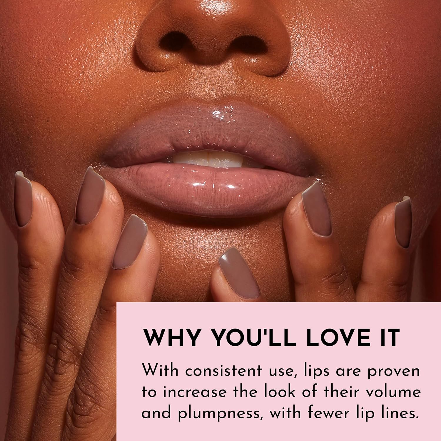 Lawless Women's Forget The Filler Lip Plumper Line Gloss, Nudie, Pink, 0.11 Fl Oz (Pack of 1)