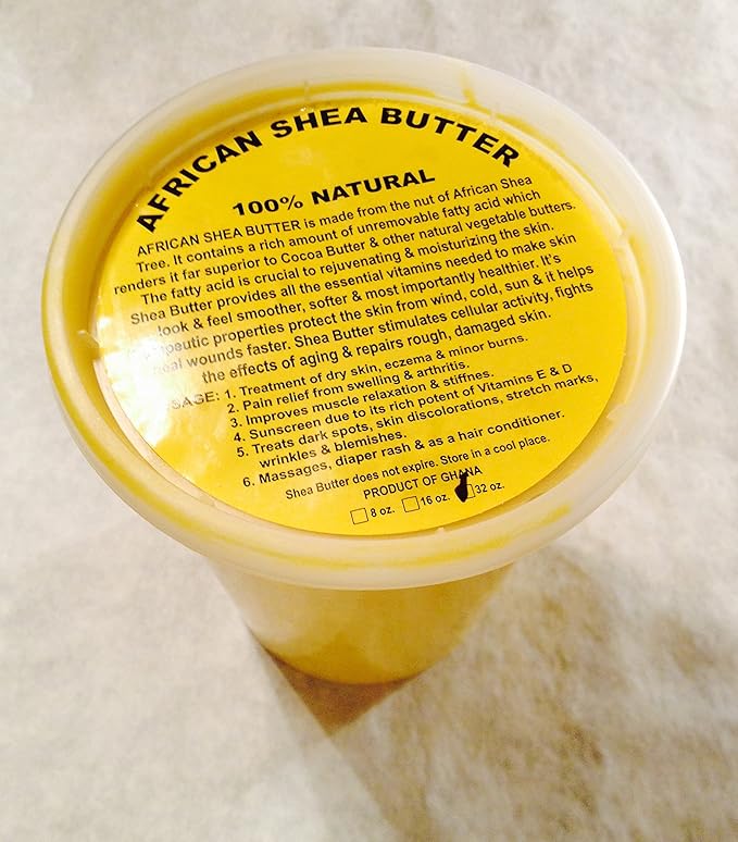 Soft and Smooth African Shea Butter, 32oz