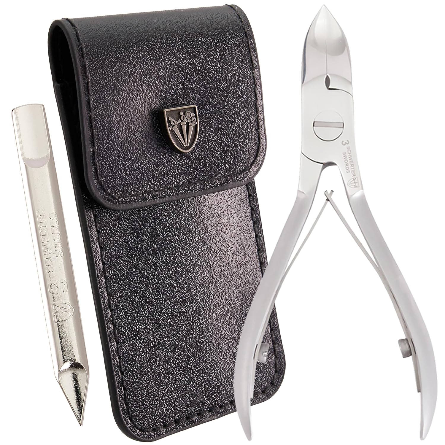 3 Swords Germany – Brand Quality Stainless Nail NIPPERS - Remover - Cutter Manicure Pedicure Grooming for Professional fingernail & toenail Care by 3 Swords (BTA)