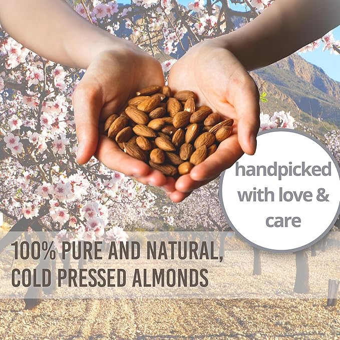 Sweet Almond Oil 16.9 fl oz - 100% Pure and Natural and Cold Pressed