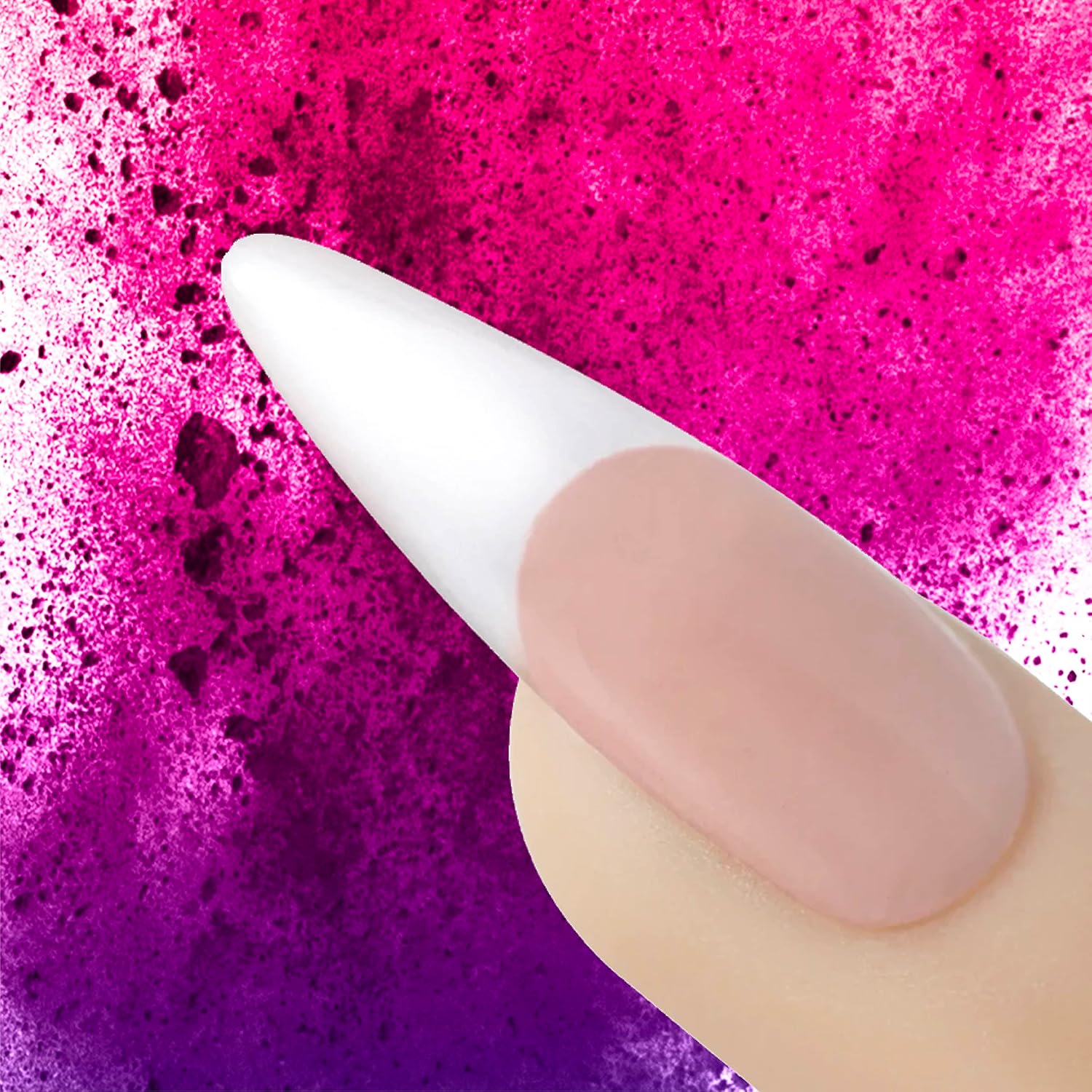 Young Nails Acrylic Cover Powder - Self-Leveling Acrylic Nail Powder, Clear Nude Pink White Acrylic Powder for Nail Extenstion, Professional Grade, Superior Adhesion, Color - XXX Pink 660g