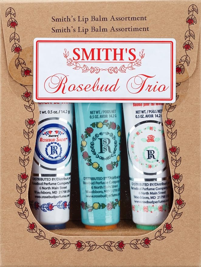 Rosebud Lip Balm Trio