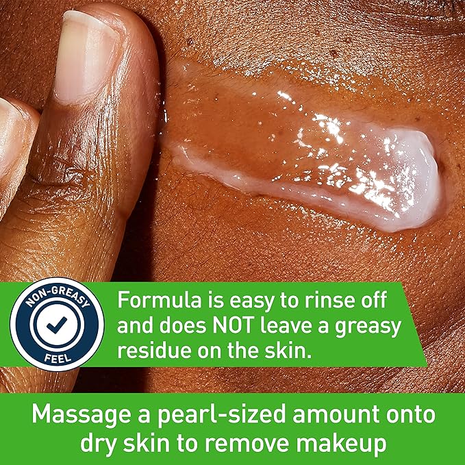 CeraVe Cleansing Balm Makeup Remover, Waterproof Makeup Remover With Ceramides & Plant-Based Jojoba Oil To Nourish & Hydrate, Non-Comedogenic & Fragrance Free, 1.3 Oz