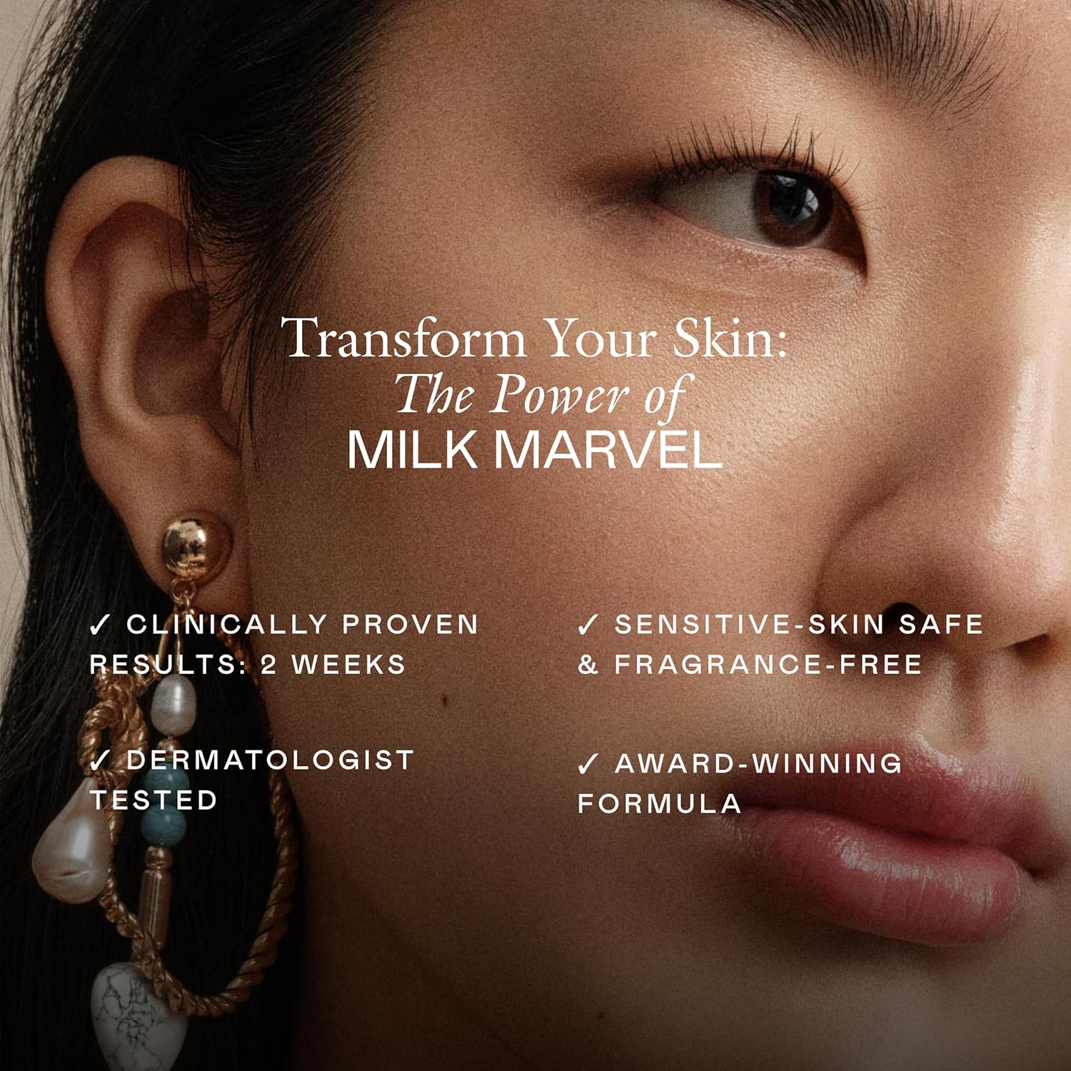 EADEM Milk Marvel Dark Spot Serum, Vitamin C Face Serum Infused with Niacinamide, Dark Spot Remover for Face and Body, Natural Dark Spot Corrector for Skin Care, 1 oz