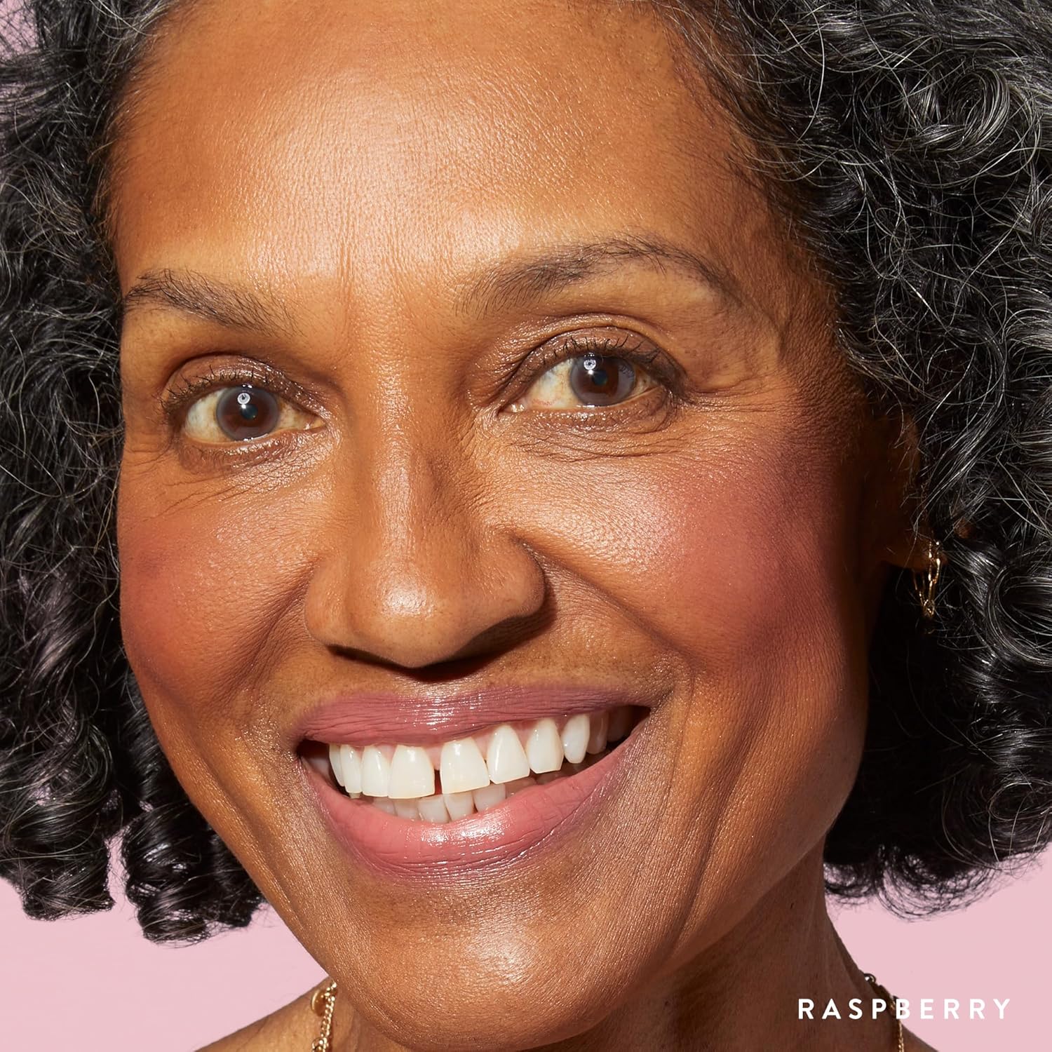 LAURA GELLER NEW YORK Baked Blush-n-Brighten Marbleized Blush for Cheeks - Raspberry Finish - Buildable Color