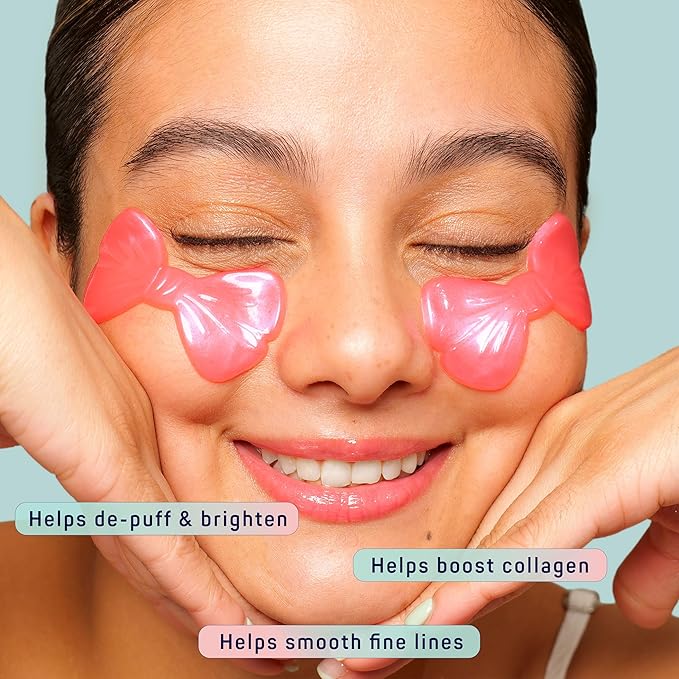 SpaLife PRETTY IN PINK UNDEREYE MASK & PIMPLE PATCH DUO – Hydrogel Undereye Patches for Dark Circles, Puffy Eyes – Hydrocolloid Pimple Patches – Mother's Day Gifts for Her - 42 Total Patches