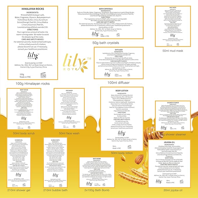 Mothers Day Gifts for Mom - 18-Piece Luxury Bath & Body Gift Basket Set for Women, Spa Gift Basket Self Care & Pampering Gifts for Her | Christmas, Birthday Gifts, All Occasion Present with Bath Bomb