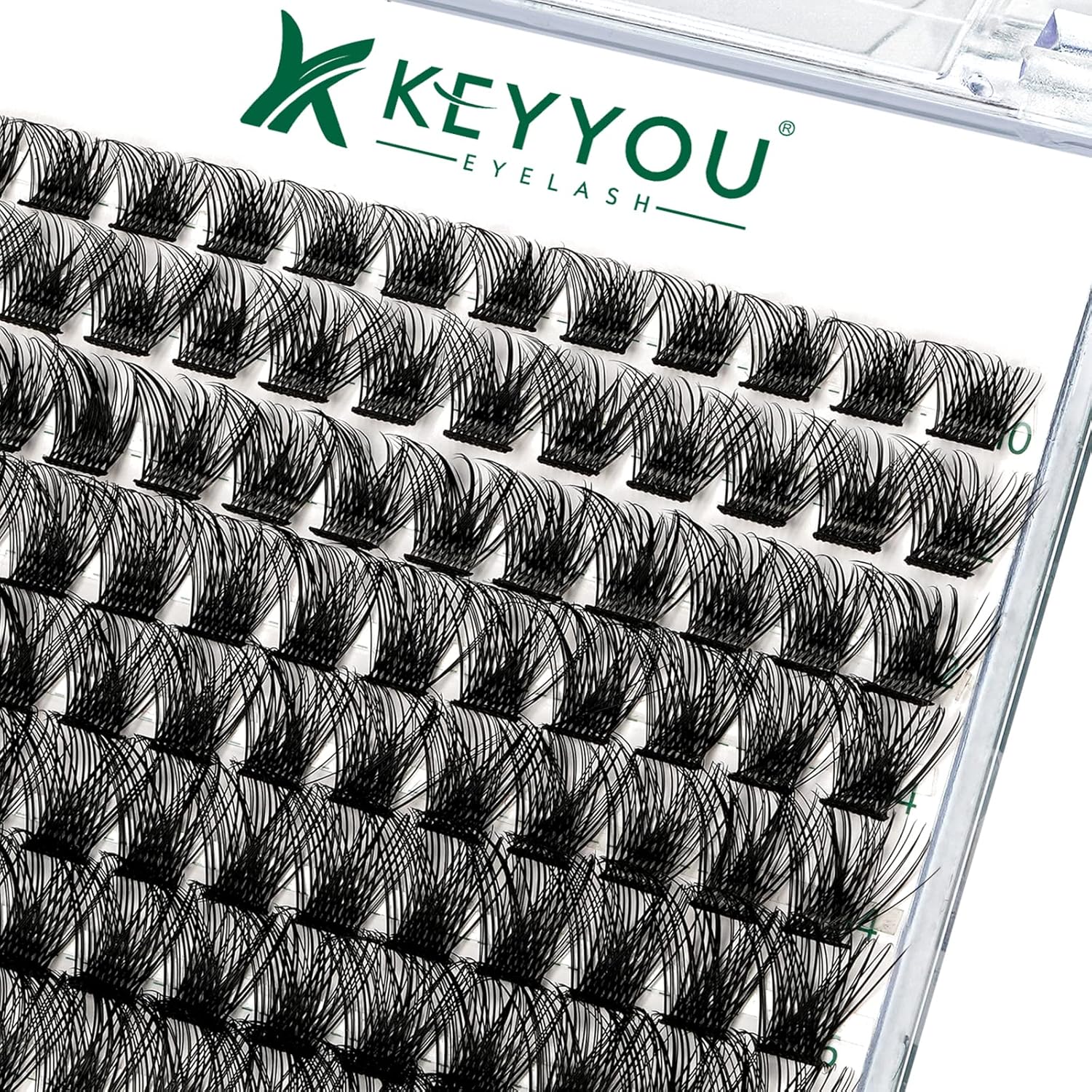 Lash Clusters 96pcs Individual Lashes Y03 D Curl 8-18MIX Cluster Lashes KEYYOU Volume Wispy Lash Extension Soft&Comfortable Easy DIY at Home(Y03 D-8-18MIX)