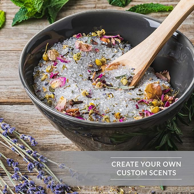 SaltWorks Ultra Epsom Premium Epsom Salt, Lavender Scented & Medium Unscented Bundle, 4 Pounds