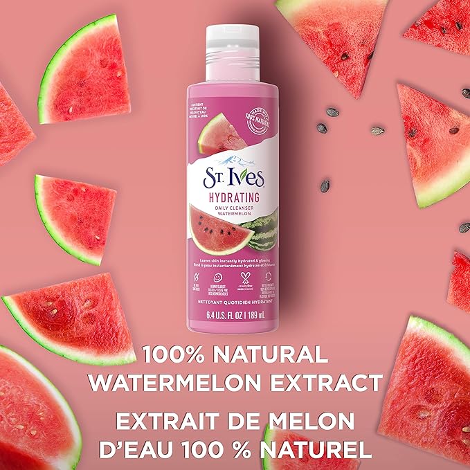 St. Ives Hydrating Watermelon Daily Cleanser - 6.4oz, pack of 1