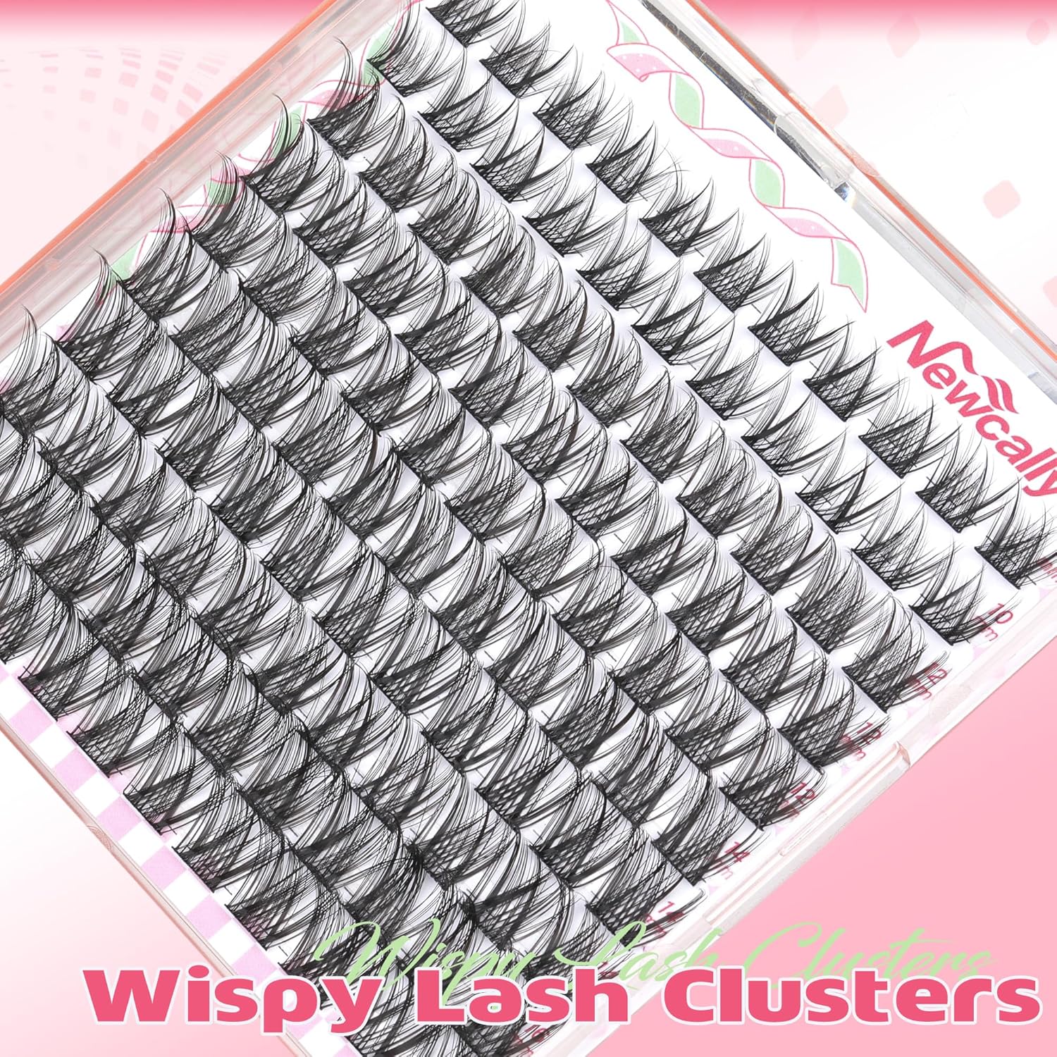 Lash Clusters Natural Lash Extension Wispy Eyelash Clusters C-curly DIY Eyelash Extension 10-16MM Individual Lashes Cluster Eyelash Extension by Newcally