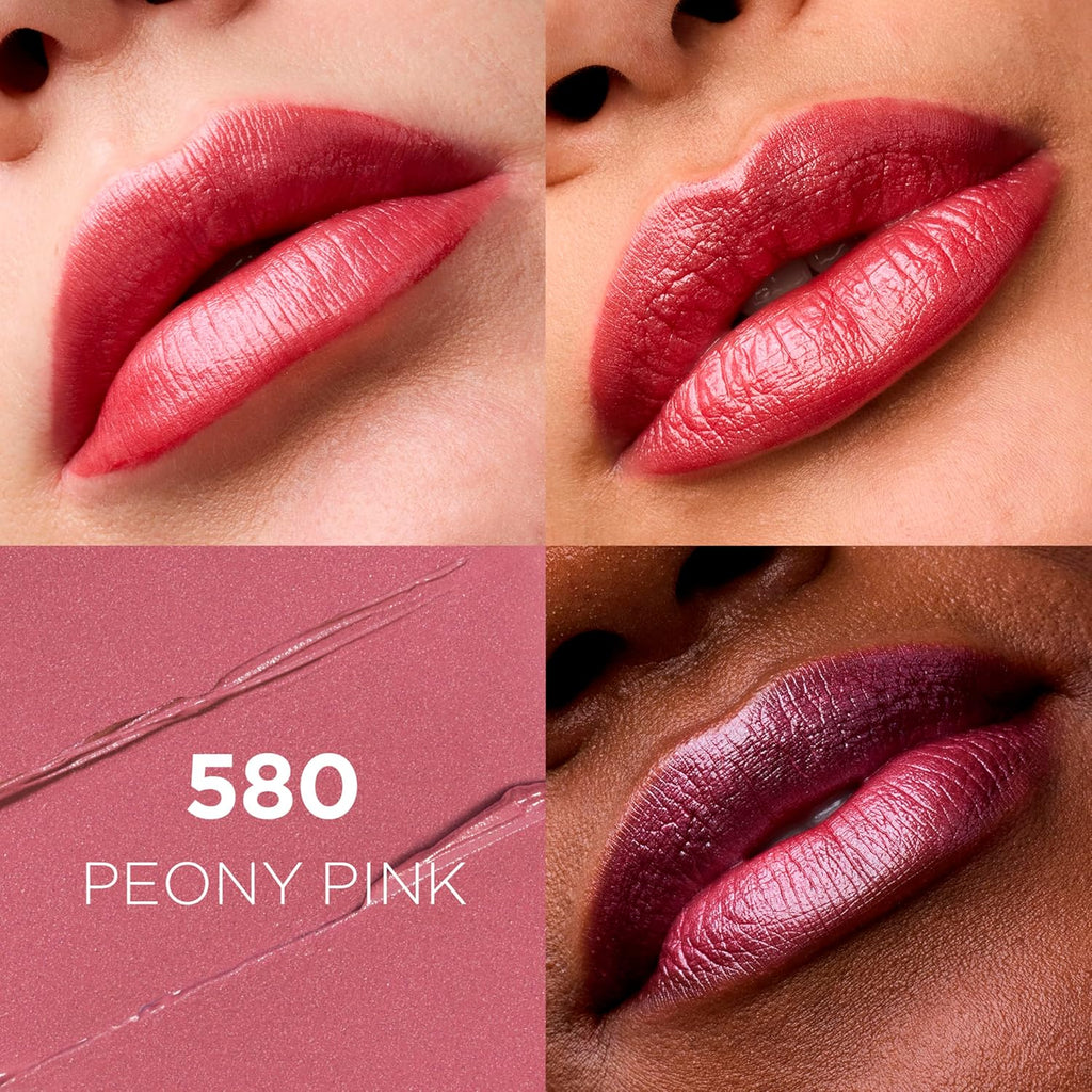 L'Oreal Paris Colour Riche Original Creamy, Hydrating Satin Lipstick with Argan Oil and Vitamin E, Peony Pink , 1 Count