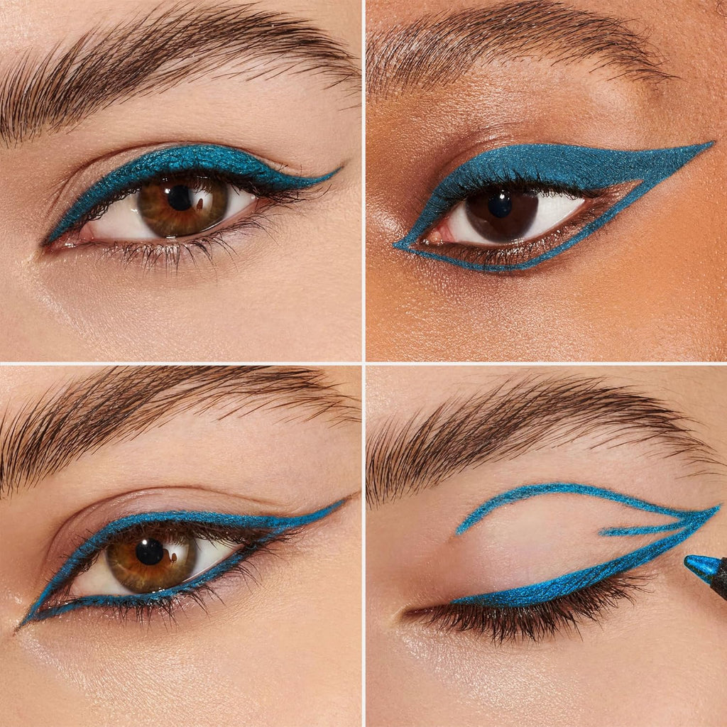 Wonderskin Eyeliner Pencil, 1440 Longwear Blue Eyeliner Pencil - Waterproof, Sharpenable & Smudge Proof